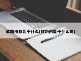 软路由都能干什么(软路由能干什么用)