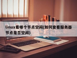 linux看哪个节点空闲(如何查看服务器节点是否空闲)