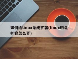 如何给linux系统扩容(linux磁盘扩容怎么弄)