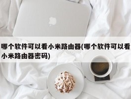 哪个软件可以看小米路由器(哪个软件可以看小米路由器密码)