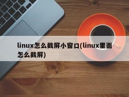 linux怎么截屏小窗口(linux里面怎么截屏)