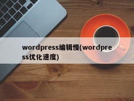 wordpress编辑慢(wordpress优化速度)