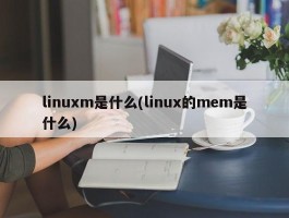 linuxm是什么(linux的mem是什么)