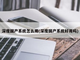 深度国产系统怎么用(深度国产系统好用吗)