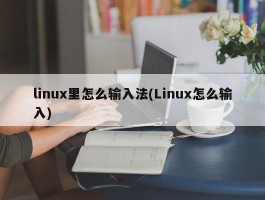 linux里怎么输入法(Linux怎么输入)