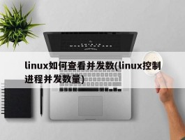 linux如何查看并发数(linux控制进程并发数量)