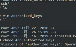 Linux内核操作系统下root权限修改文件权限遇到 chmod: changing permissions of '***': Operation not permitted错误的解决方法