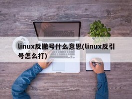 linux反撇号什么意思(linux反引号怎么打)