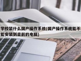 学校装什么国产操作系统(国产操作系统能不能安装到目前的电脑)