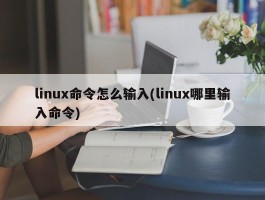 linux命令怎么输入(linux哪里输入命令)