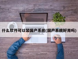 什么软件可以装国产系统(国产系统好用吗)