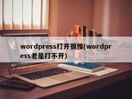 wordpress打开很慢(wordpress老是打不开)