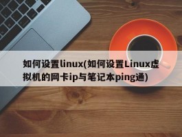 如何设置linux(如何设置Linux虚拟机的网卡ip与笔记本ping通)