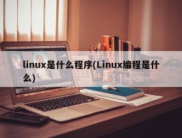 linux是什么程序(Linux编程是什么)